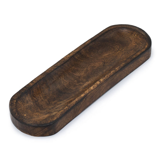 Large Incense Tray - Classic Mango Wood