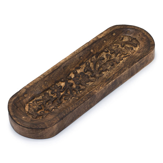 Large Incense Tray - Flower Design
