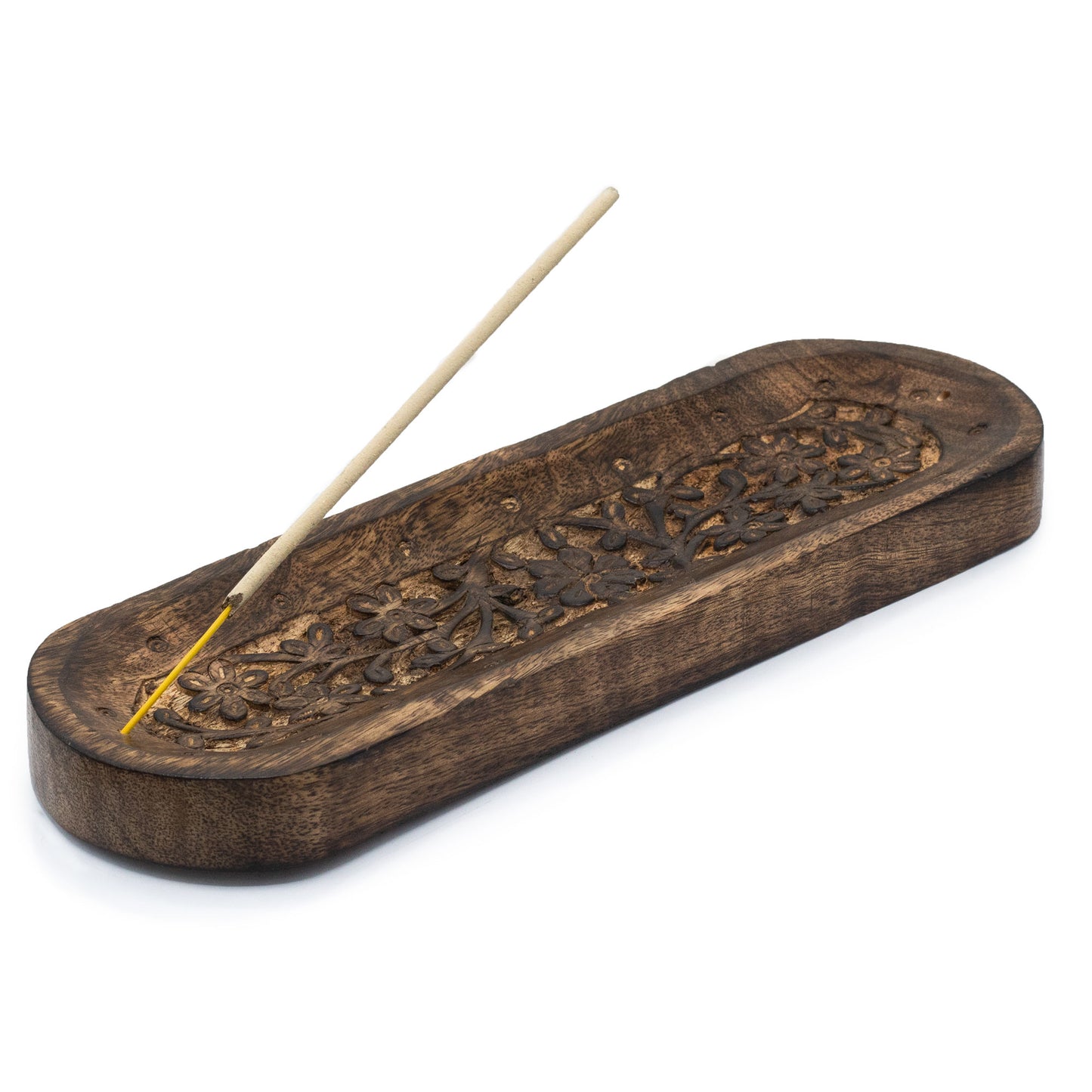 Large Incense Tray - Flower Design