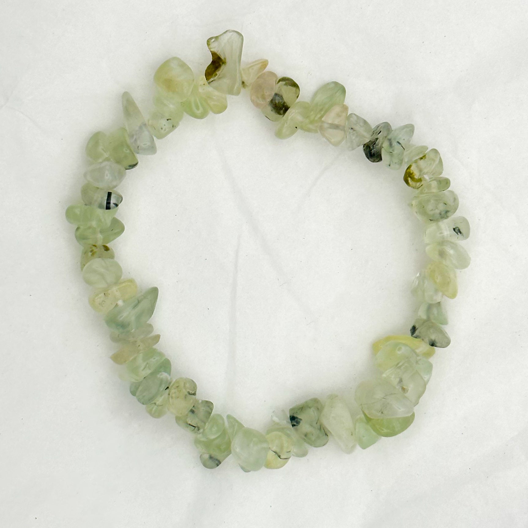 Prehnite Chip Bracelet - Sussex Stones Crystal Shop