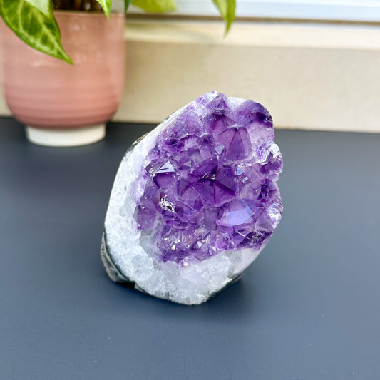 Amethyst Cut Base Druzy - Sussex Stones Crystal Shop