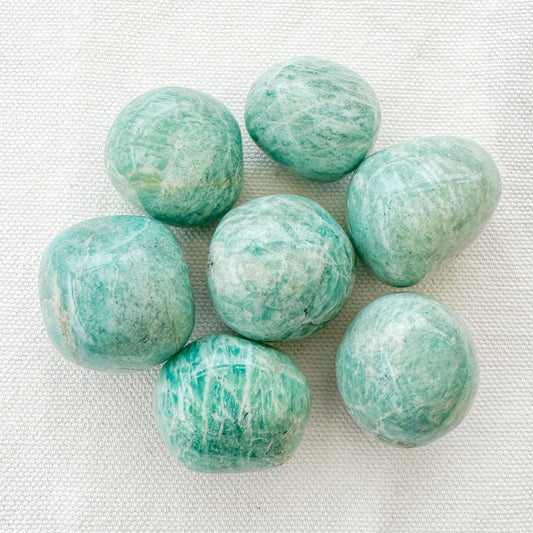 Amazonite Tumble Stones - Sussex Stones Crystal Shop