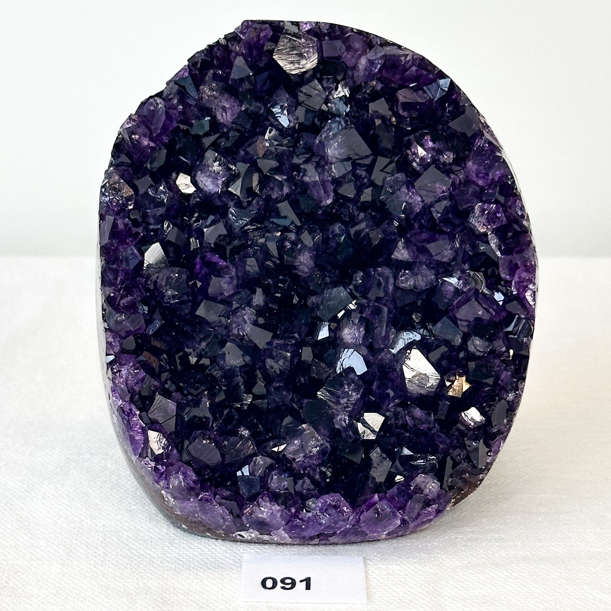 Uruguayan Amethyst Cut Base Druzy (Extra Grade) #091