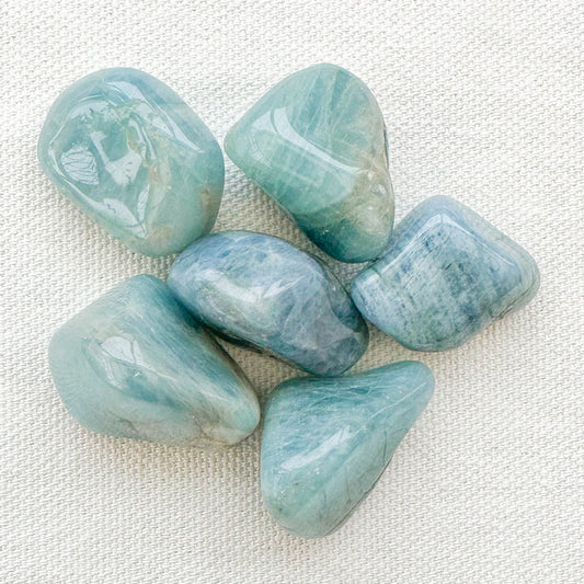 Aquamarine Tumble Stones - Sussex Stones Crystal Shop