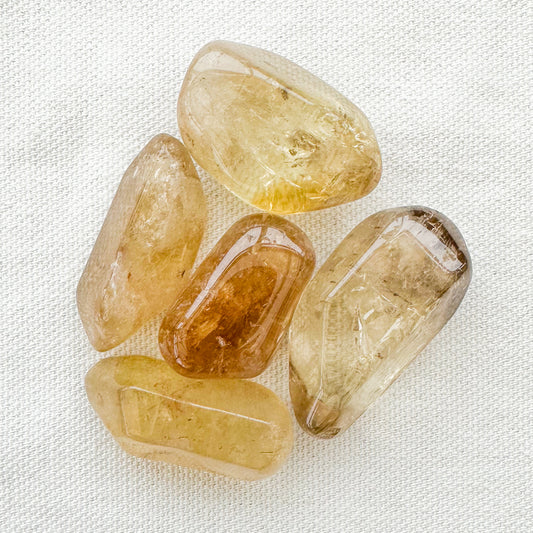 Natural Citrine Tumble Stones - Sussex Stones Crystal Shop
