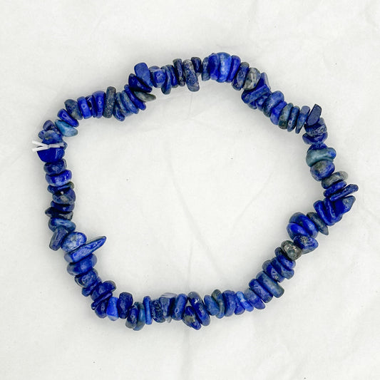 Lapis Lazuli Chip Bracelet - Sussex Stones Crystal Shop