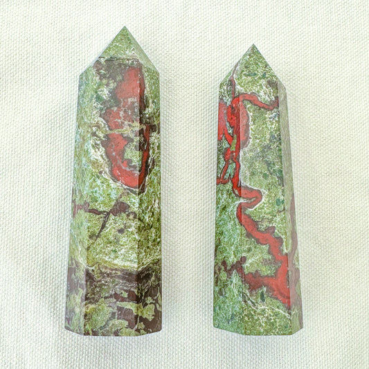 Dragon Bloodstone Tower - Sussex Stones Crystal Shop