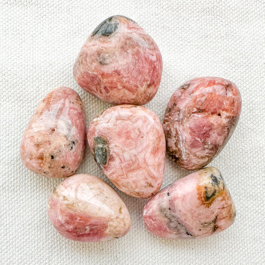 Rhodochrosite Tumble Stones - Sussex Stones Crystal Shop