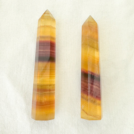 Yellow Fluorite Tower - Sussex Stones Crystal Shop