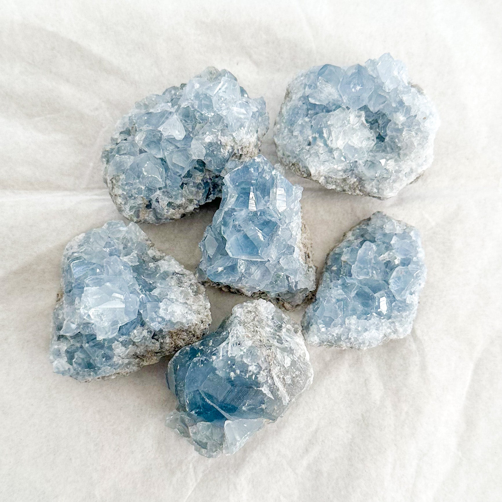 Celestite Cluster - Sussex Stones Crystal Shop