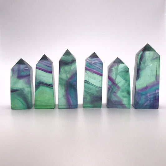 Rainbow Fluorite Tower - Sussex Stones Crystal Shop