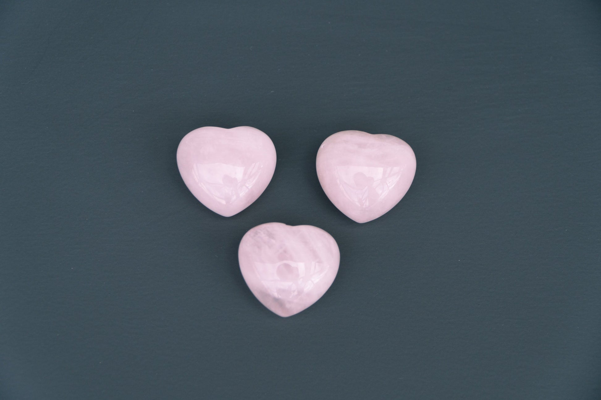 Rose Quartz Heart, Crystal Heart - Sussex Stones Crystal Shop