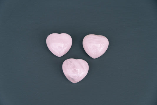 Rose Quartz Heart, Crystal Heart - Sussex Stones Crystal Shop