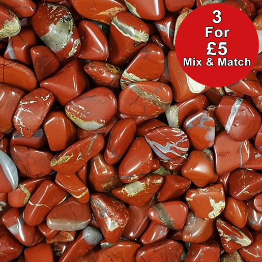 Red Jasper Tumble Stone - Sussex Stones Crystal Shop