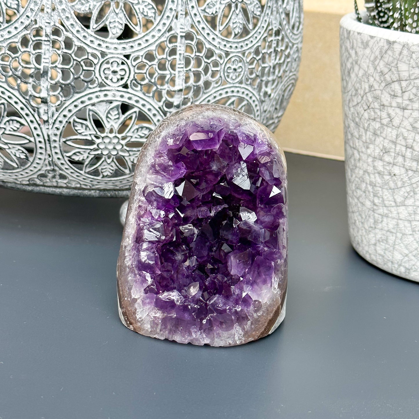 Amethyst Cut Base Druzy - Sussex Stones Crystal Shop