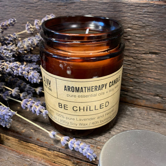 Aromatherapy Soy Wax Candle - Be Chilled