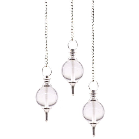 Sphere Pendulums - Clear Quartz