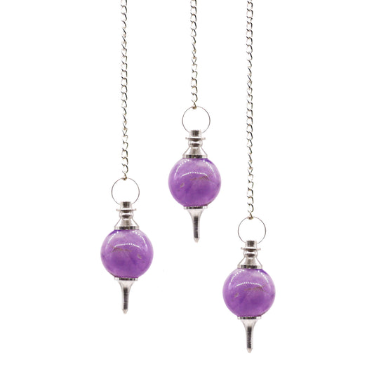 Sphere Pendulums - Amethyst