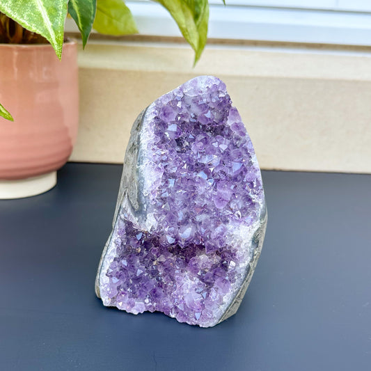 Amethyst Cut Base Druzy - Sussex Stones Crystal Shop