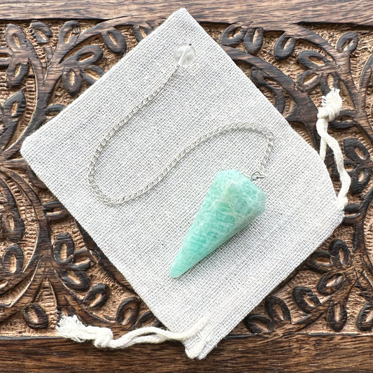 Amazonite Pendulum - Sussex Stones Crystal Shop