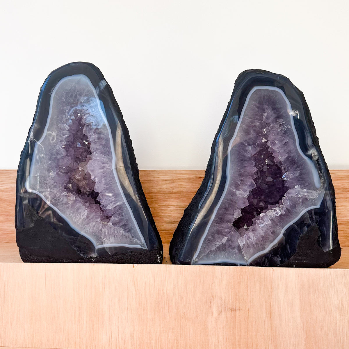 Brazillian Amethyst Cathedral Split Pair 23.8kg