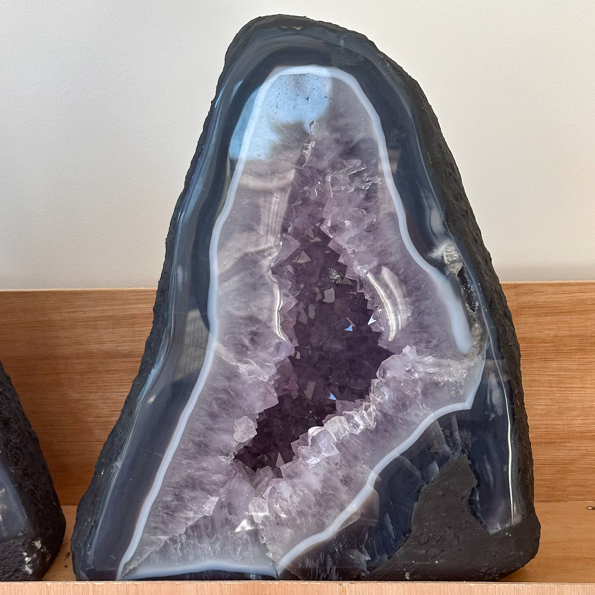 Brazillian Amethyst Cathedral Split Pair 23.8kg