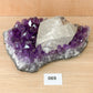 Uruguayan Amethyst Cluster With Calcite (Extra Grade)