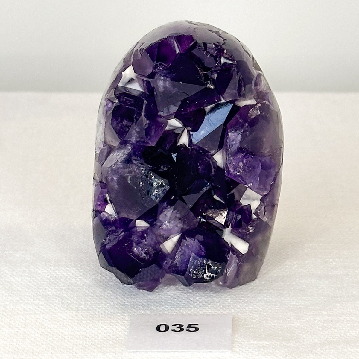 Uruguayan Amethyst Cut Base Druzy (Extra Grade) #035