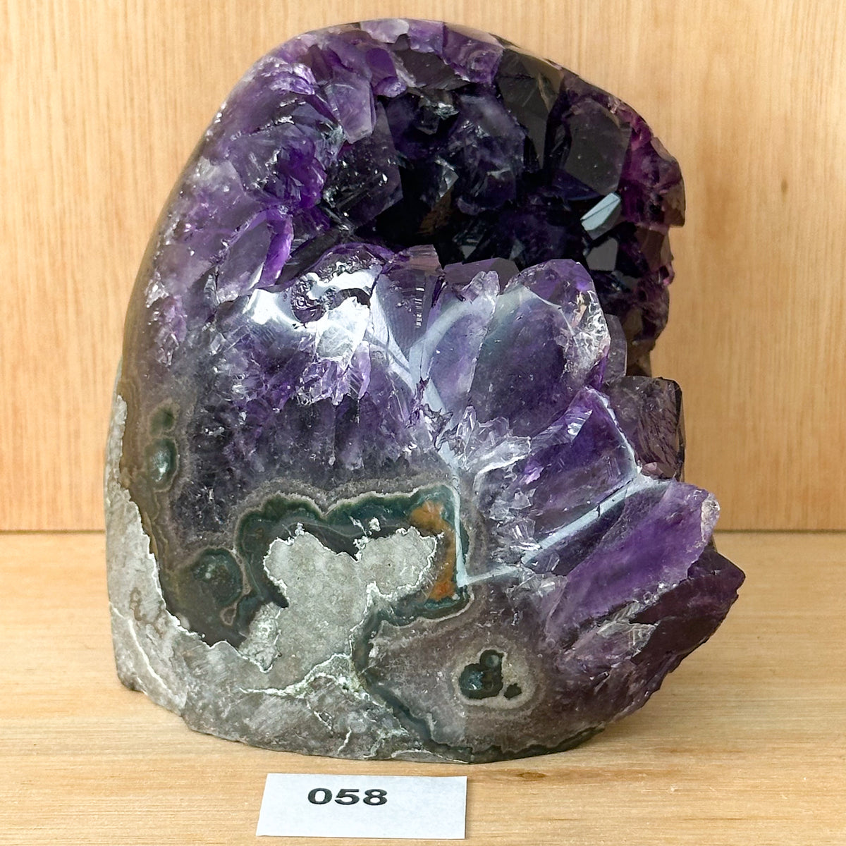 Uruguayan Amethyst Cut Base Druzy (Extra Grade) #058