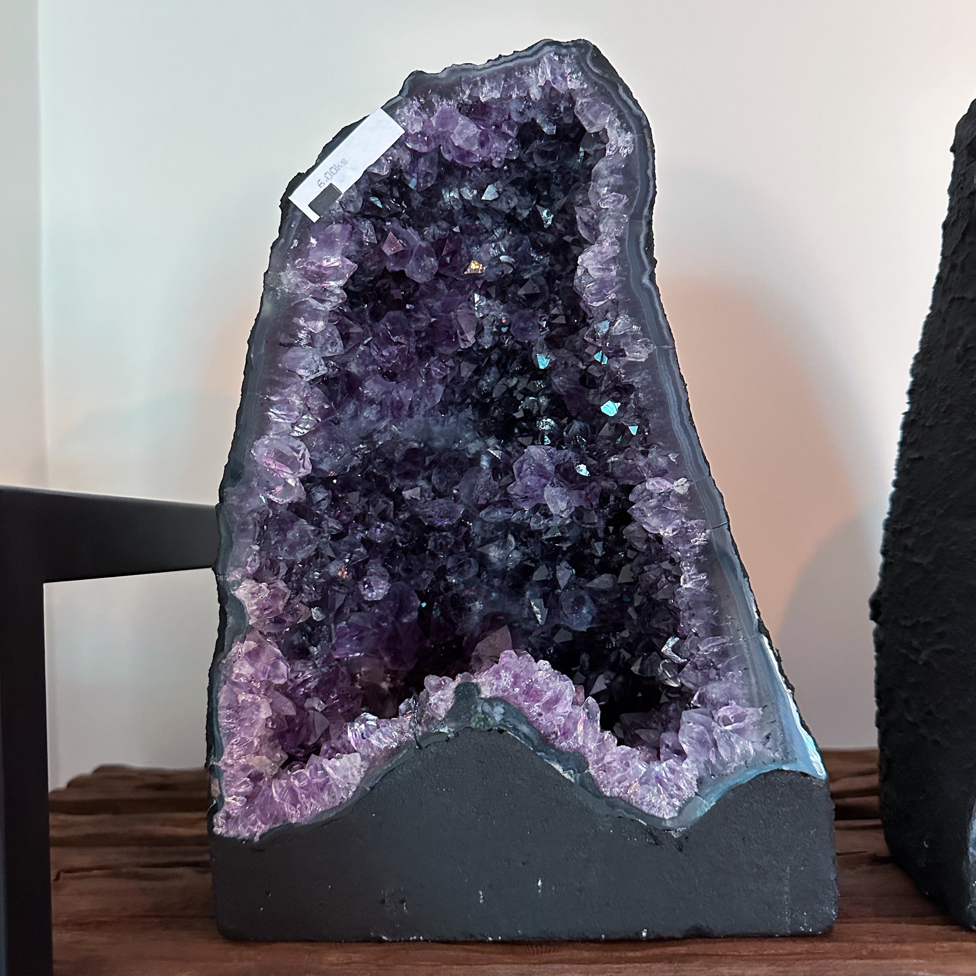 Amethyst Geode Pair - Sussex Stones Crystal Shop