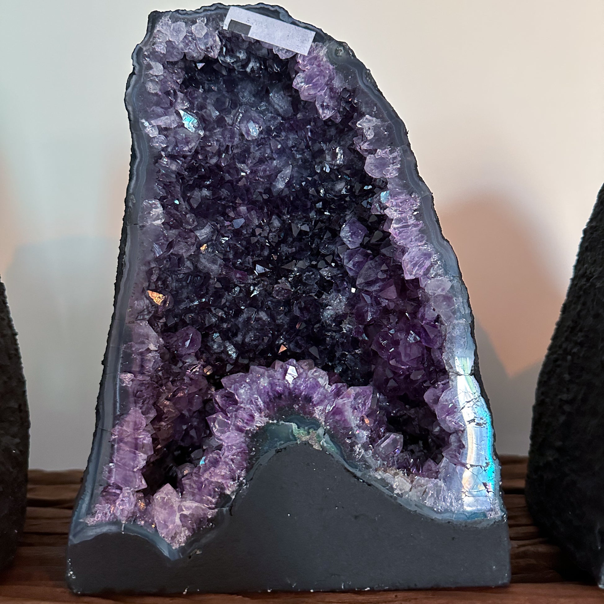 Amethyst Geode Pair - Sussex Stones Crystal Shop