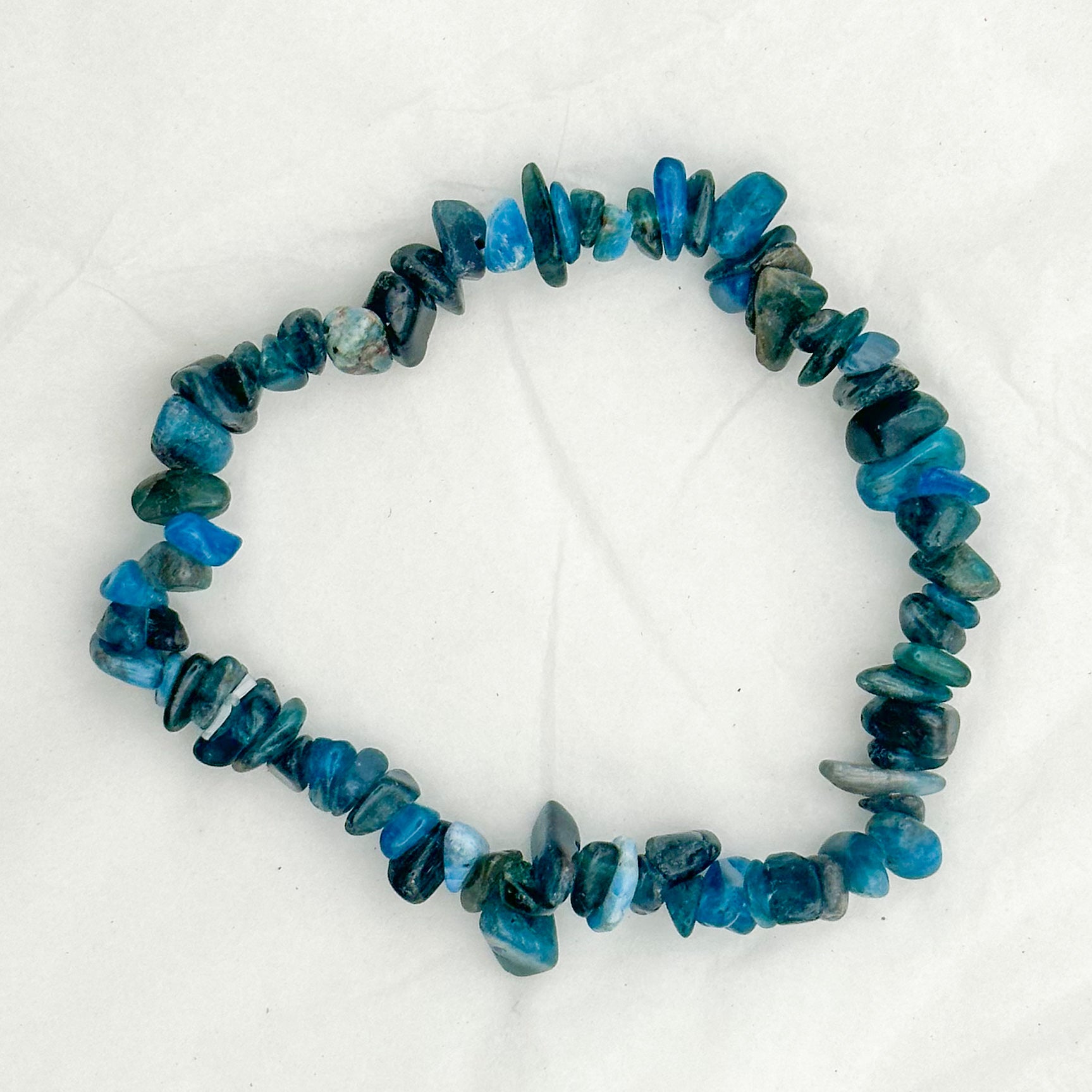 Apatite Chip Bracelet - Sussex Stones Crystal Shop