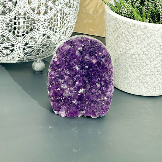 Amethyst Cut Base Druzy - Sussex Stones Crystal Shop