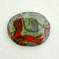 Dragon Bloodstone Flat Palm Stone - Sussex Stones Crystal Shop