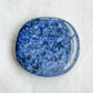 Dumortierite Flat Palm Stone