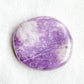 Lepidolite Flat Palm Stone