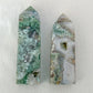 Moss Agate Towers - Sussex Stones Crystal Shop