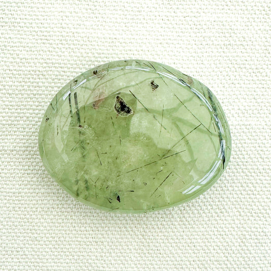 Prehnite Flat Palm Stone - Sussex Stones