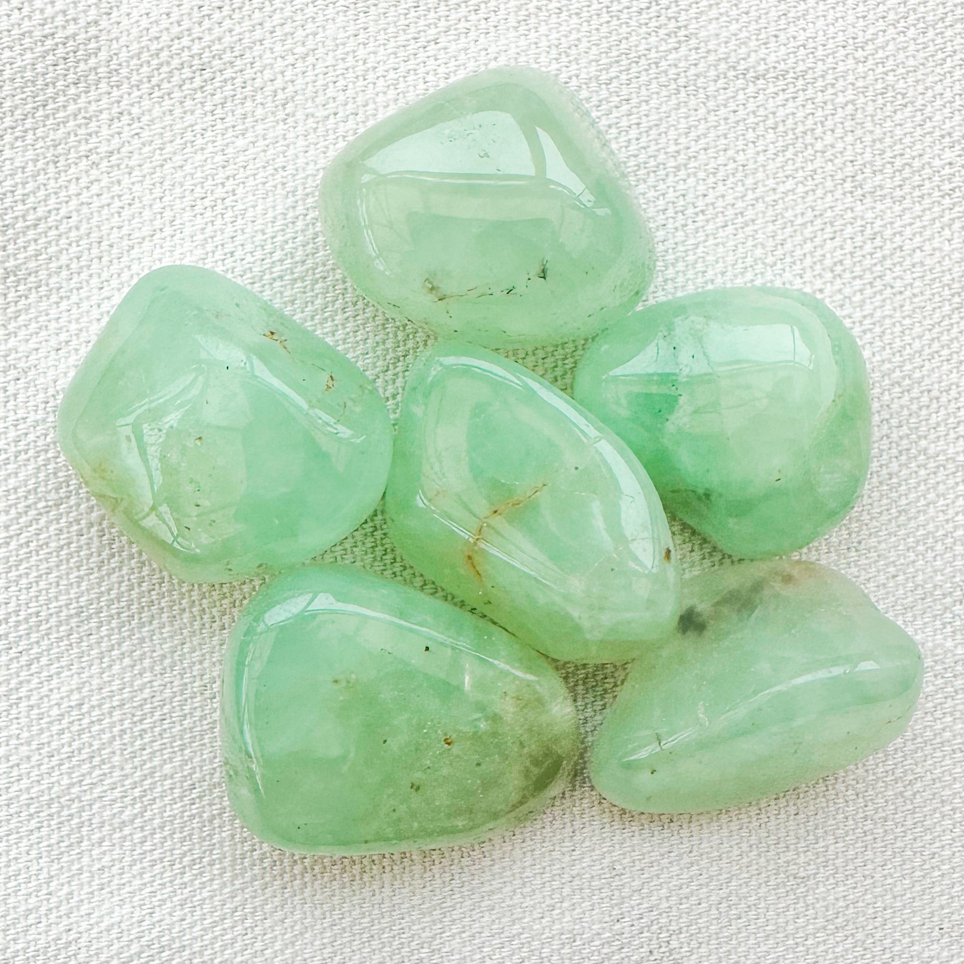Prehnite Tumble Stones - Sussex Stones Crystal Shop
