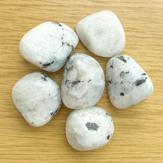 Rainbow Moon Stone Tumble Stone - Sussex Stones Crystal Shop