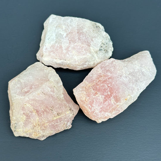 Raw Morganite Chunks - Sussex Stones Crystal Shop