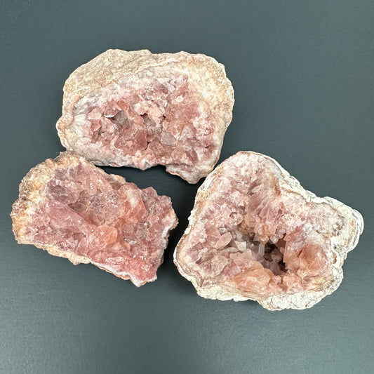 Raw Pink Amethyst Chunks - Sussex Stones Crystal Shop