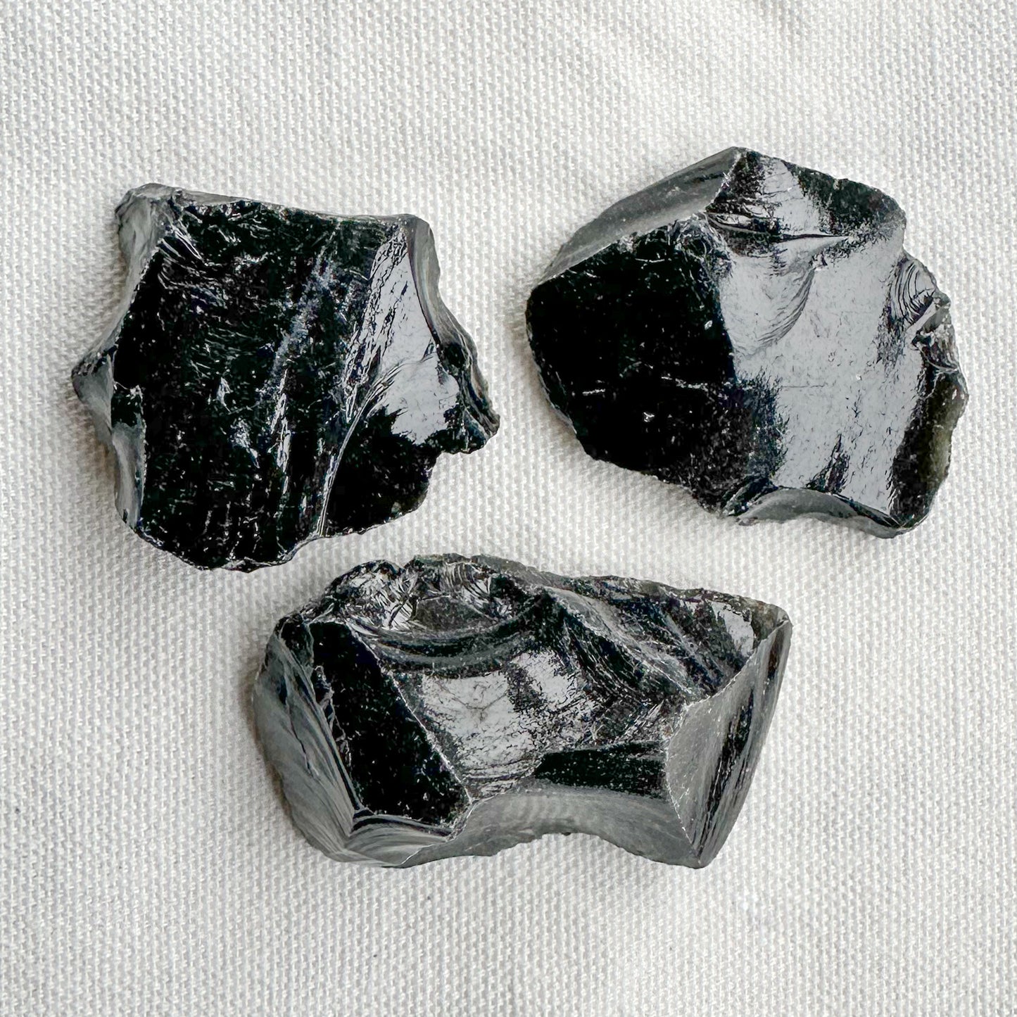 Raw Black Obsidian Chunks | Sussex Stones Crystal Shop
