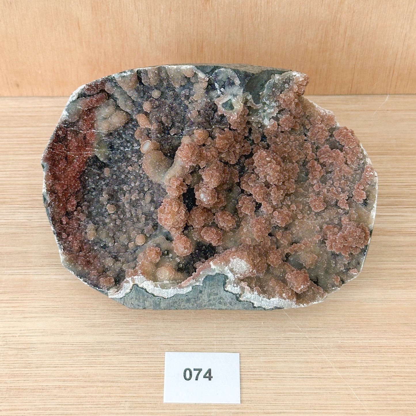 Uruguayan Red Sugar Amethyst Druzy