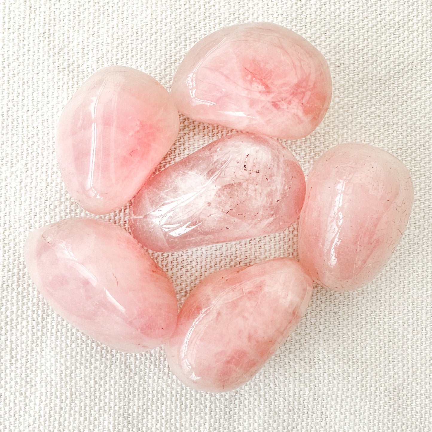 Rose Quartz Tumble Stones - Sussex Stones Crystal Shop