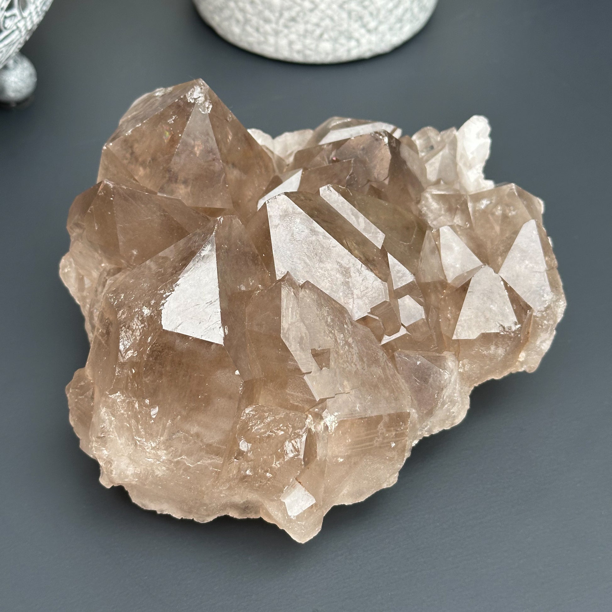 Smokey Quartz Cluster - Sussex Stones Crystal Shop