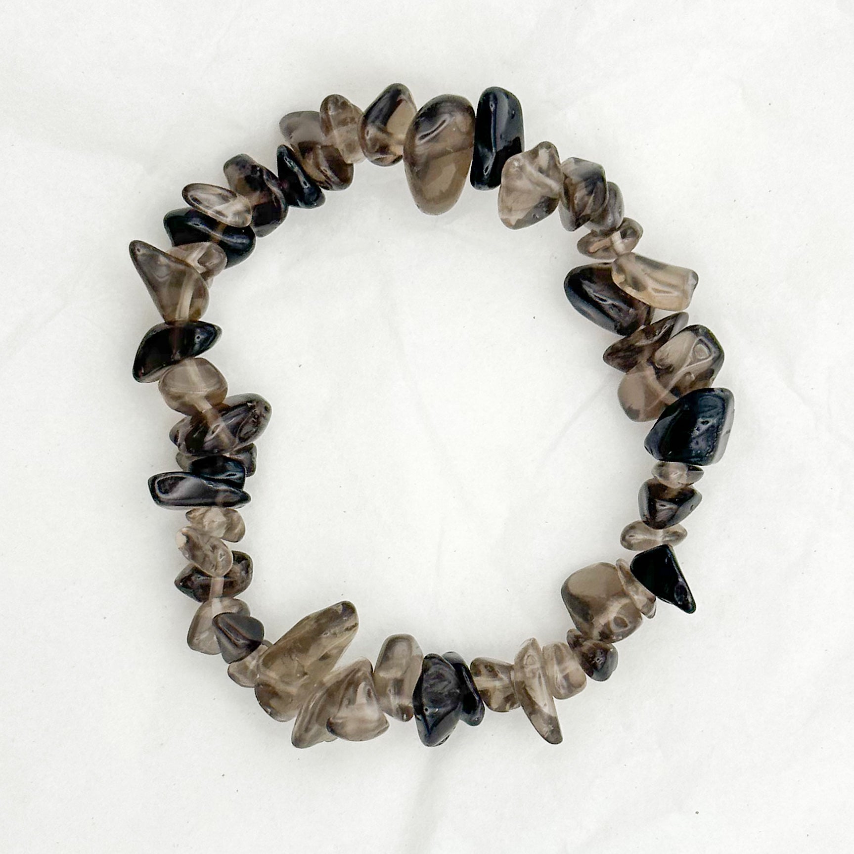 Smokey Quartz Chip Bracelet - Sussex Stones Crystal Shop