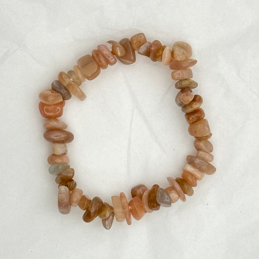 Sun Stone Chip Bracelet - Sussex Stones Crystal Shop