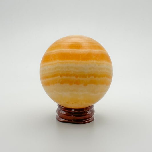 Orange Calcite Sphere - Sussex Stones Crystal Shop