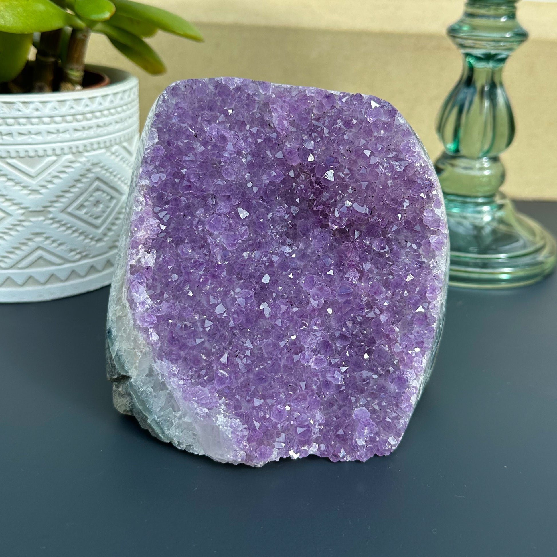 Amethyst Cut Base Druzy - Sussex Stones Crystal Shop